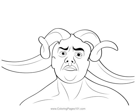 Demon 4 Coloring Page For Kids Free Demons Printable Coloring Pages