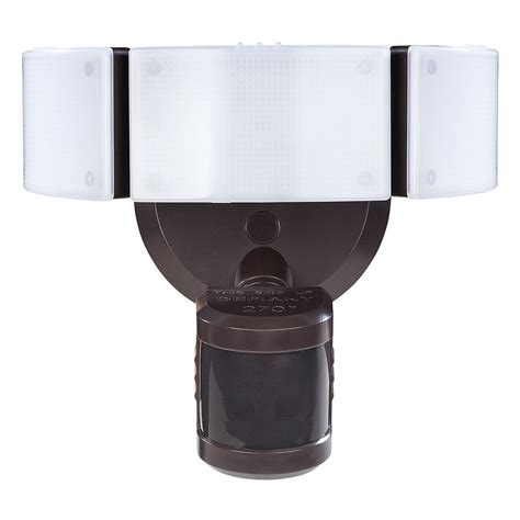 Defiant 270 Degree Bronze Motion Outdoor Integrated Led
