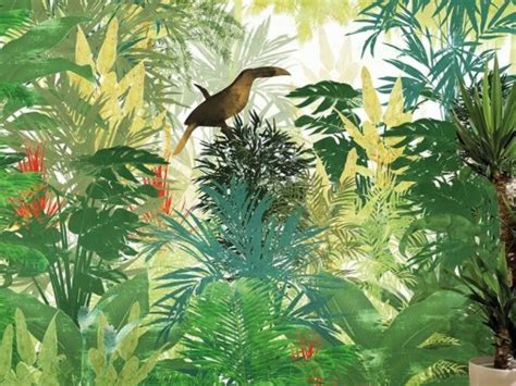 Tropical Wallpaper Pattern Print Parrot Palm Tropical Tropical Print