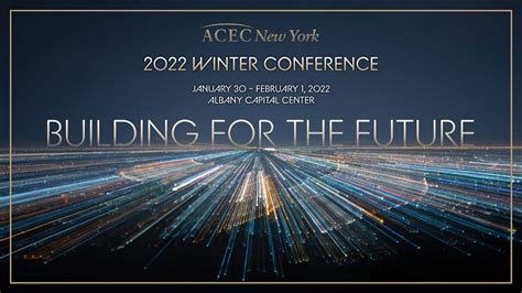 ACEC New York 2022 Winter Conference Virtual Sunday Welcome Dinner