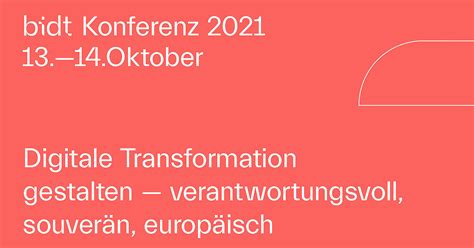 Bidt Konferenz 2021 Digitales Forschungsmagazin