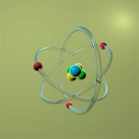 3d Atom Model Atom Model Project Atomic Structure Model Easy Love