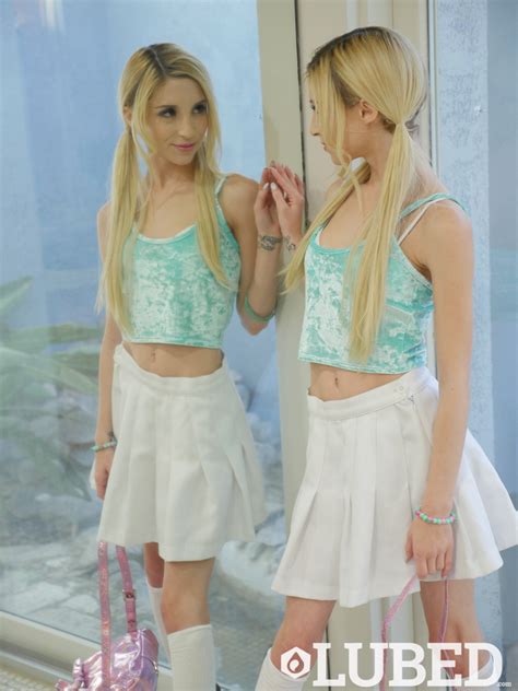 Sweet Blonde Girl Piper Perri Removes Her White Pretties And Skirt Skirt Babe R18hub