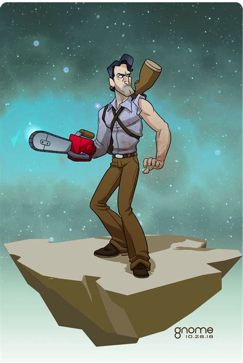 Ash Williams By Gnome Oo On Deviantart
