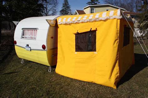 New Awning Add A Room By Martis Awnings Vintage Campers Trailers