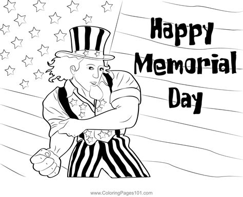 25 Free Printable Memorial Day Coloring Pages 23a