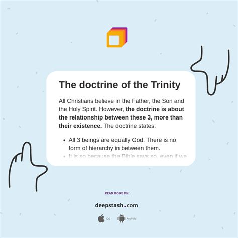The Doctrine Of The Trinity Deepstash
