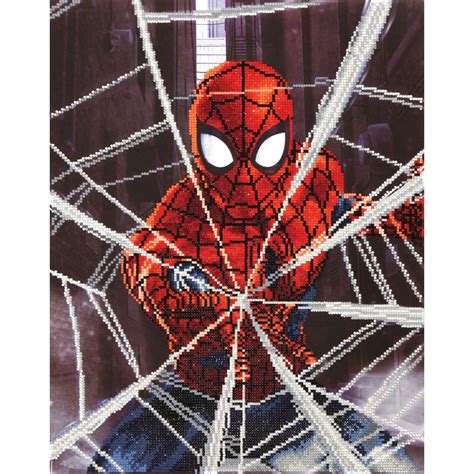 Diamond Dotz Marvel 5d Embroidery Facet Art Kit Web Slinger Spiderman