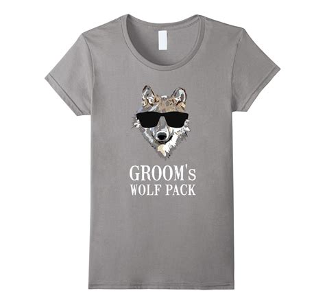 Bachelor Party Groom’s Wolf Pack T Shirt