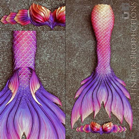 Full Silicone Mermaid Tail By Finfolk Productions Featuring Their