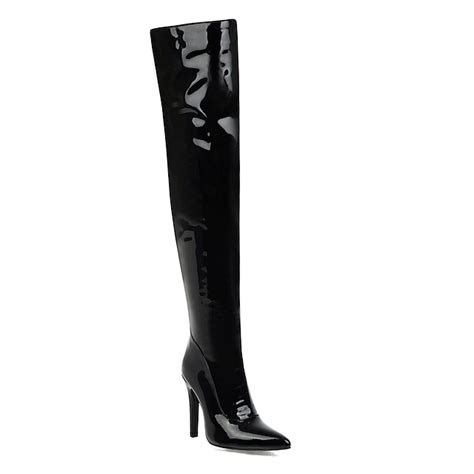women s boots valentines ts sexy boots heel boots party daily solid colored over the knee