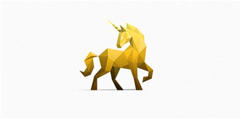 Golden Unicorn Logo • Logomoose Logo Inspiration