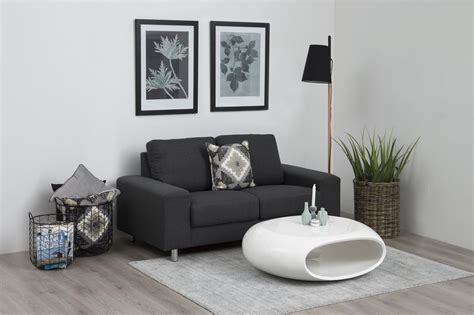 It can be used as a coffee table or as a side table. Eliptical White High Gloss Oval Coffee Table | Coffee ...