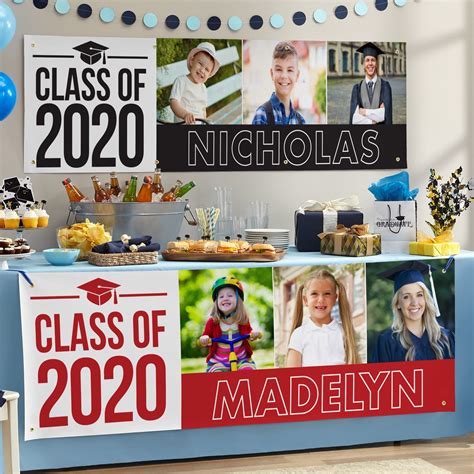 Personalized Way To Grow Graduation Photo Banner Choose From 7