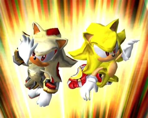 Super Sonic And Super Shadow Sonic Adventure Sonic Adventure 2 Super