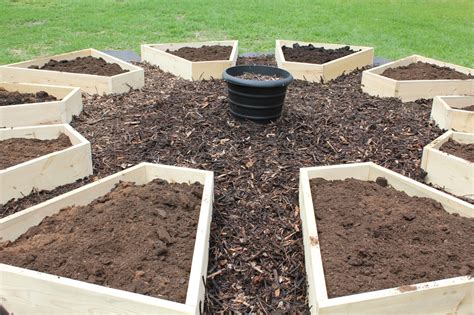 Before building or setting a raised bed in place, make sure—by excavating, if necessary—that it will be resting on level ground. more details on building the raised beds in the Medicine ...