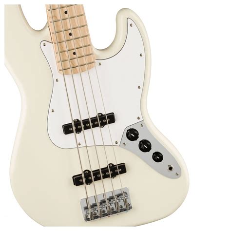 Squier Affinity Jazz Bass V Mn Olympic White Gear Music
