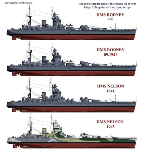 16 In Sisters Hms Rodney And Nelson The Only British Battleships Ever To