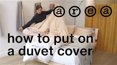 How To Put On A Duvet Cover Area Youtube