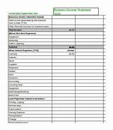 Photos of Income Statement Template Excel