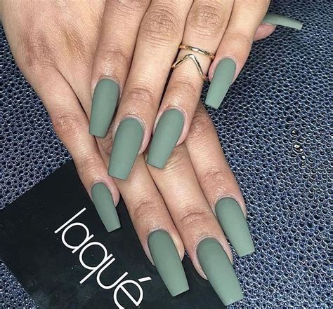 Review Of Matte Army Green Nails Ideas
