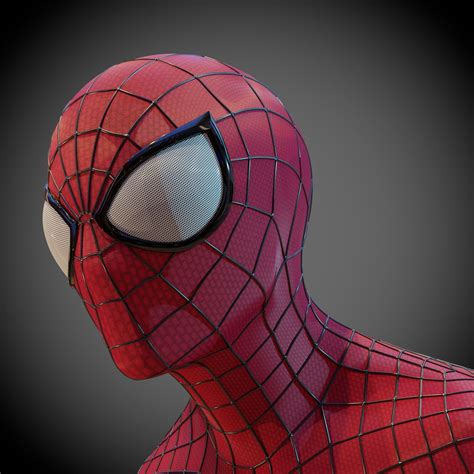 The Amazing Spider Man Faceshell 3d Print Model Spiderman Amazing Spider Amazing Spiderman