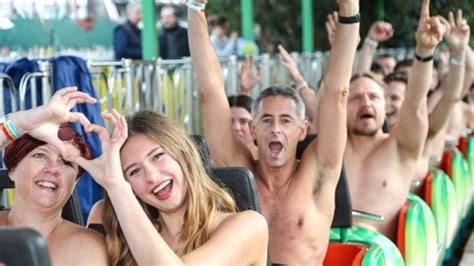 Thrillseekers Strip Naked For Roller Coaster Record Fox News My Xxx