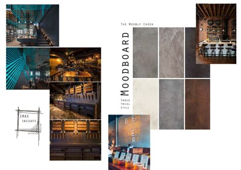 Microbrewery Industrial Style Mood Board Iras Insights