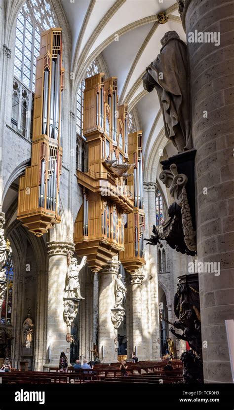 The Great Organ In The Nave Of The Cathedral Of St Michael And St