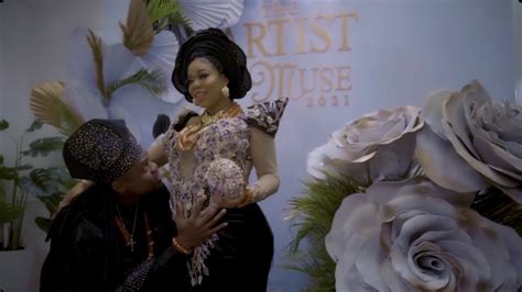 toyin lawani reveals husband s face on first wedding anniversary youtube