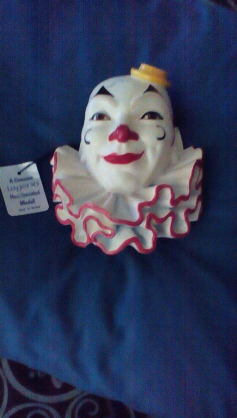 vintage legend products clown 2 made in england chalkware 1982 vintage clown legend