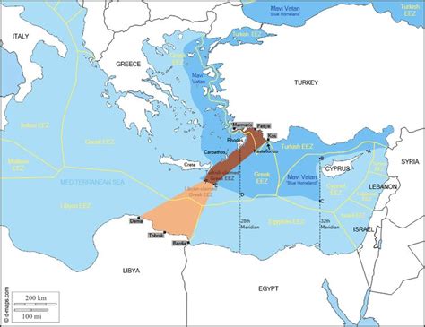 Turkey Libya Agreement On Maritime Boundaries Turkeys Asia Map