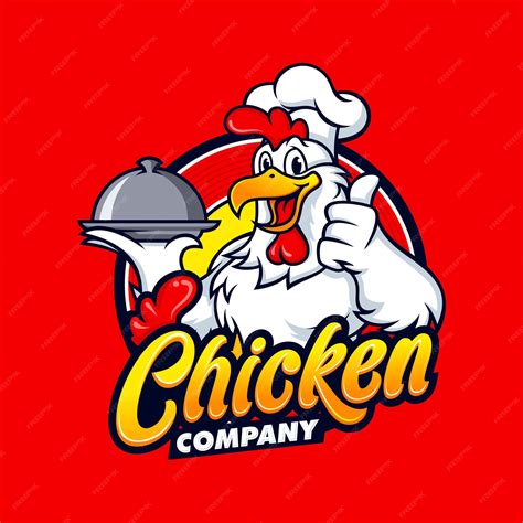 Premium Vector Chicken Mascot Logo Design Vector Template