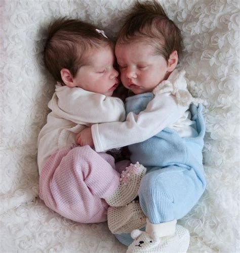17 Real Lifelike Twins Sister Debbie And Deborah Reborn Baby Doll