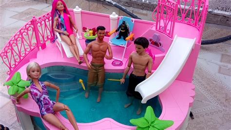 Piscina Fountain Pool Barbie Youtube