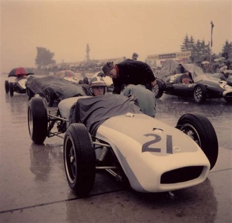 Dan Gurneys Lotus 18 Gridding Up For The 1960 German Gp Classic