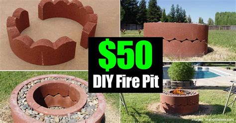 Warm up next to the fire on a brisk fall day. $50 Dollar Fire Pit, DIY And Movable! - | Diy fire pit ...