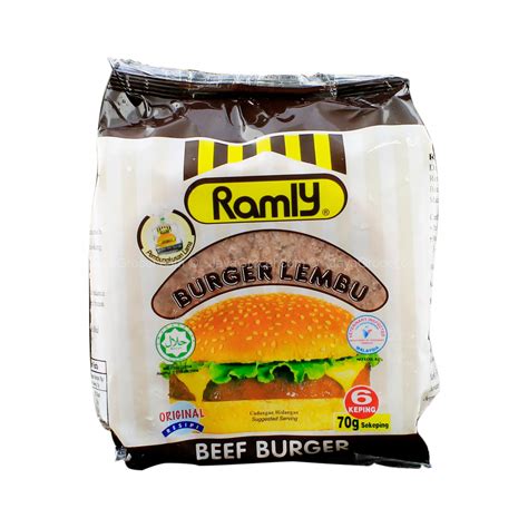 Ramly burger lembu oblong 700g. Burger Daging Ramly | PasarMan