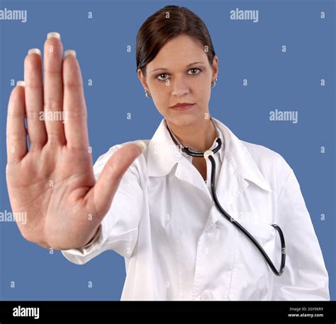 Stop Hand Gesture Female Hand Hi Res Stock Photography And Images Alamy