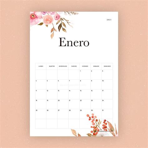 Calendario Para Imprimir 2021 Papelería Para Imprimir Calendários