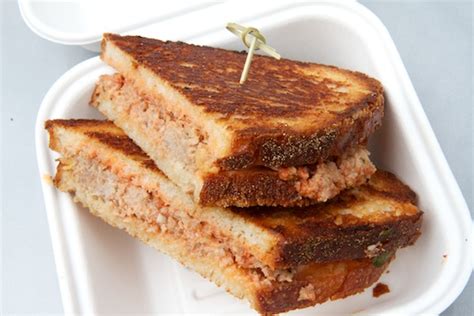 Grilled rye bread, swiss cheese, truck dressing, house slaw. Melt Mobile Grilled Cheese Truck Opens in Stamford — CT Bites