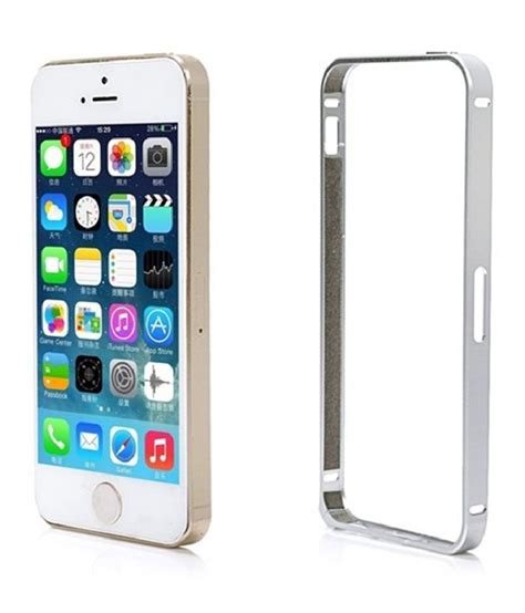 Luxury Aluminum Metal Hard Frame Phone Bumper Cover Case For Iphone 5
