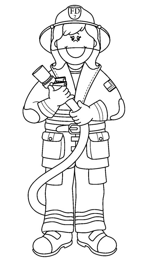 Firefighter Coloring Pages To Download And Print For Free