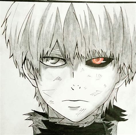 How To Draw Kaneki From Tokyo Ghoul