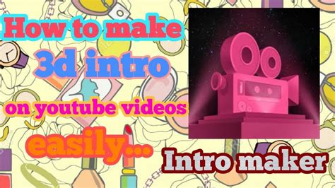 How To Make Intro For Youtube Videosby Techmindandtoolstech Mind And Tools Youtube