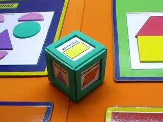 DICAS DE EDUCAÇÃO: JOGO DAS FORMAS GEOMÉTRICAS COM DADO