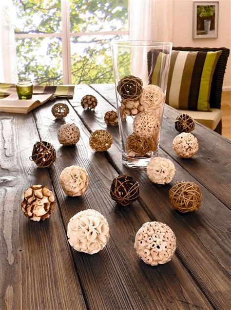 Decorative Ball Natural 20er Set In Home Furniture