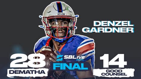 Dematha Is On Top Heading Into Playoffs After 28 14 Win Over Good