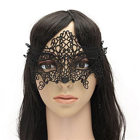 Sexy Lady Black Hollow Lace Eye Mask Halloween Masquerade Mask At Banggood Sold Out