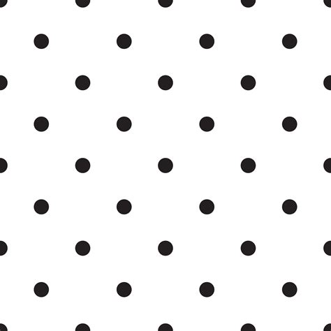 Seamless Patterns With White And Black Peas Polka Dot 418519 Vector